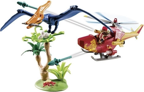 Playmobil Изследователите Хеликоптер и Птеродактил за 4+ години години