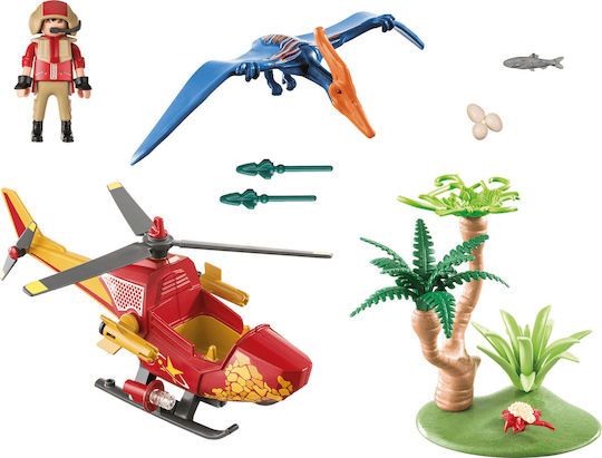 Playmobil Изследователите Хеликоптер и Птеродактил за 4+ години години