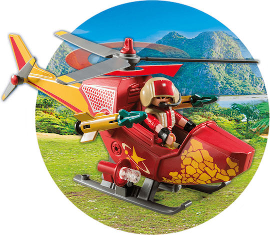 Playmobil Изследователите Хеликоптер и Птеродактил за 4+ години години