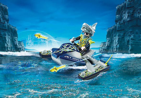 Playmobil Top Agents Team S.H.A.R.K. Rocket Rafter για 6 ετών