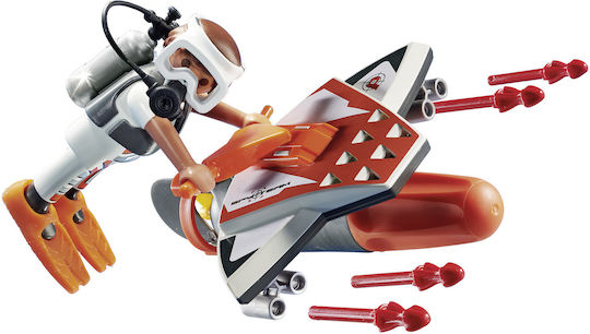 Playmobil Топ агенти Spy Team Underwater Wing за 6+ години години