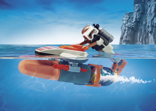 Playmobil Топ агенти Spy Team Underwater Wing за 6+ години години