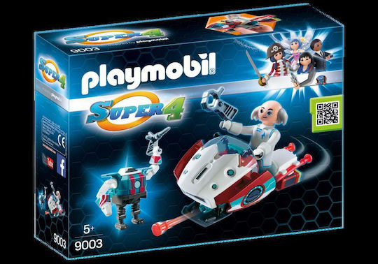 Playmobil Super4 Доктор Χ & неговият Skyjet за 5+ години години