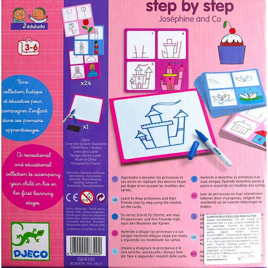 Djeco Painting Step-by-Step Ζοζεφίν for Children 4+ years old Years