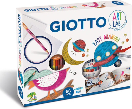 Giotto Painting Art Lab Easy Drawing Creation Set for Children 8+ years old Years 68pcs