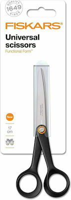 Fiskars Functional Form Schere 17cm mit Rostfreier Stahl Klinge Schwarz