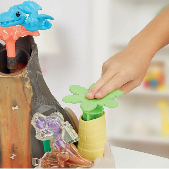 Hasbro Слуз Play-Doh Dino Lava Bones Island за Деца 4+ години+ Години