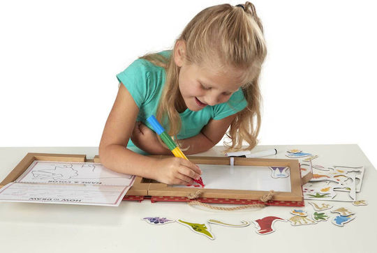Melissa & Doug Боядисване Play Draw Create Dinosaurs за Деца 4+ години+ Години