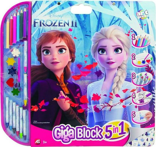 AS Malerei Giga Block 5 Σε 1 Disney Frozen für Kinder 3+ Jahre alt+ Jahre