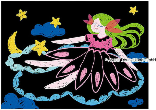 Avenir Malerei Bilder mit Scratch Fairy für Kinder 3+ Jahre alt+ Jahre 8Stück