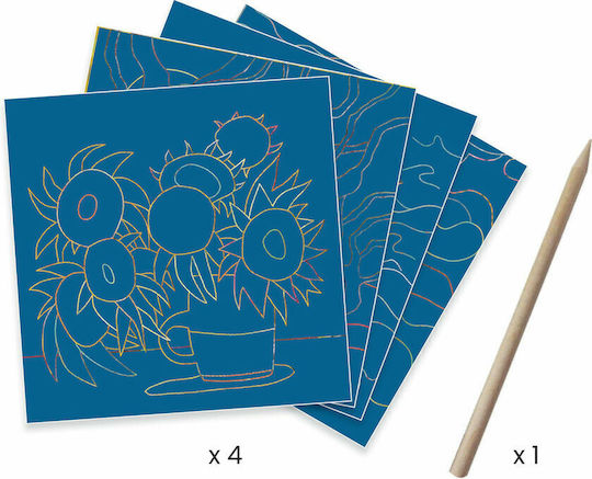 Scratch & Sketch Create by Scratching Van Gogh Landscapes