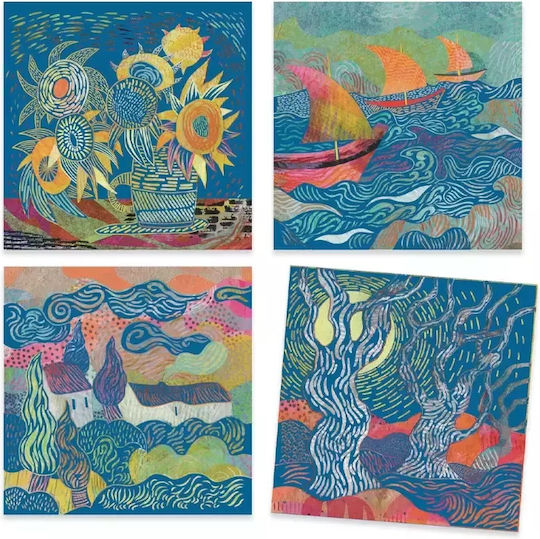 Scratch & Sketch Create by Scratching Van Gogh Landscapes