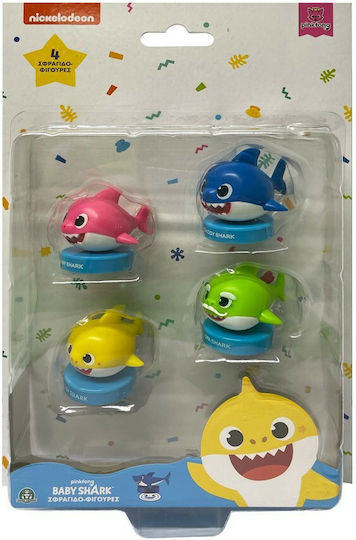 Giochi Preziosi Stamps 4 Pack Hero Mania Baby Shark for Children 3+ years Years