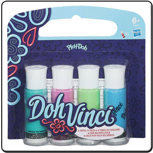 Hasbro Painting Play Doh Dohvinci Deco Pop 4 Pieces for Children 6+ Years (Multi Designs) 4 Pieces