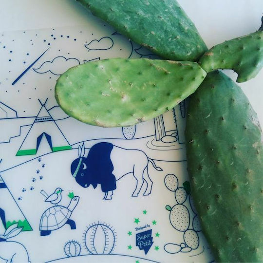 Super Petit Боядисване Силиконова подложка за рисуване Cactus SMATCACTUS004