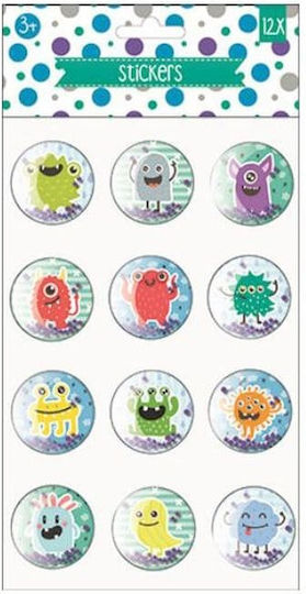 Group Operation 3D Shape Sequins Stickers (Multi) (Μiscellaneous Designs)