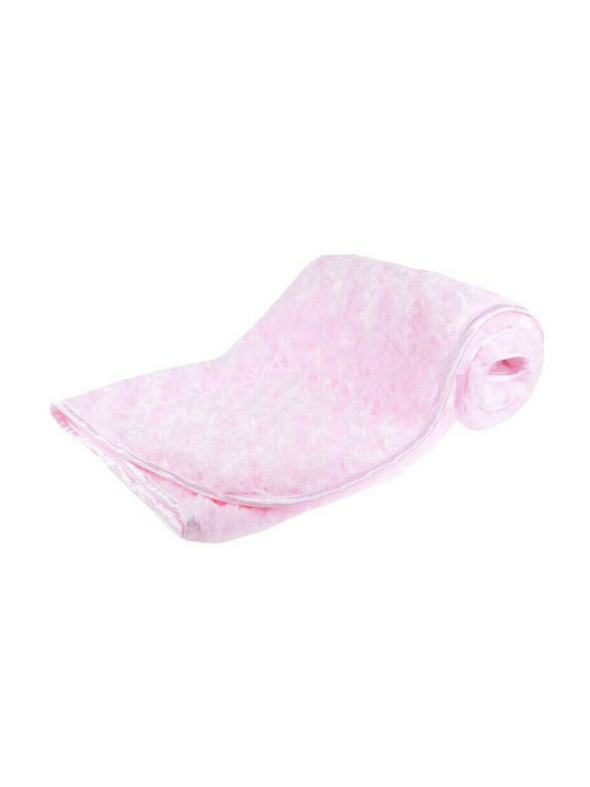 Soft Touch Κουβέρτα Αγκαλιάς & Λίκνου Rose Mink 75x100εκ.