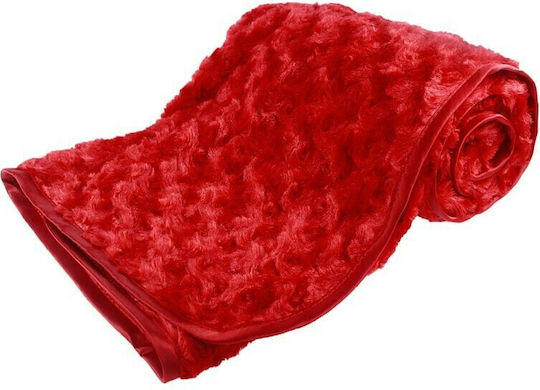 Soft Touch Nursery Swaddling Blanket Rose Mink 75x100cm