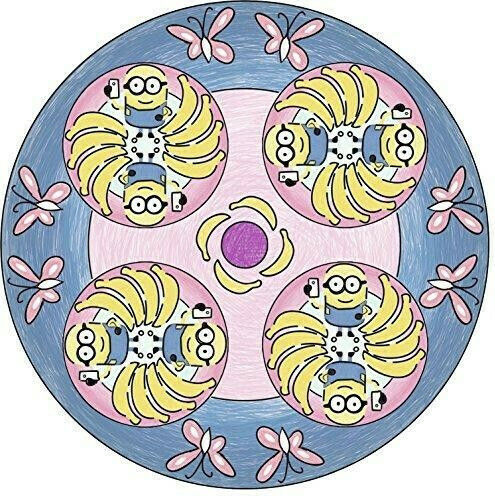 Ravensburger Painting Set Mandala Minions for Children 6+ years old Years