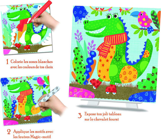 Crealign Painting Magic Markers Jungle Animals for Children 3+ years Years