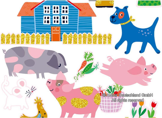 Avenir Stickers Sticker Pocket Farm for Children 3+ years Years
