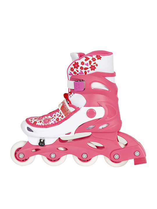 AMILA Inline Αυξομειούμενα Rollers Ροζ Παιδικά
