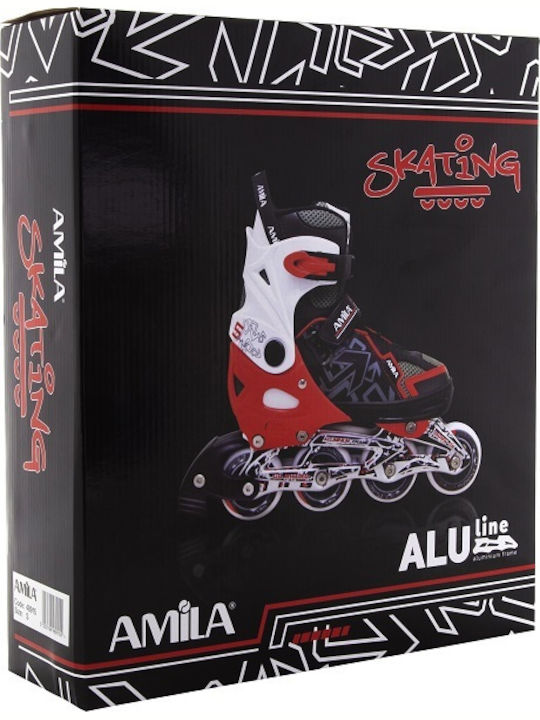 AMILA Inline Αυξομειούμενα Rollers Κόκκινα Παιδικά