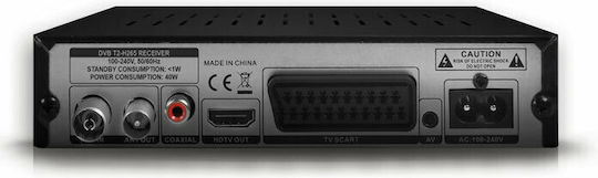 Sonora DVB T2-265 230-0047 Mpeg-4 Digital Receiver Full HD (1080p) with PVR (Record to USB) Function Connections SCART / HDMI / USB