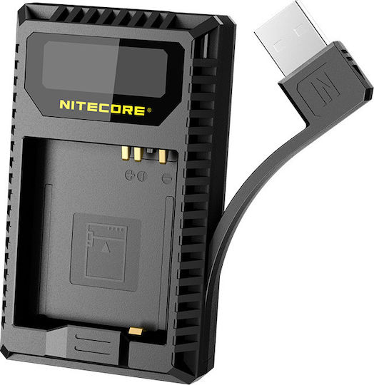 NiteCore Single Battery Charger UL109 Compatible with Leica / Panasonic