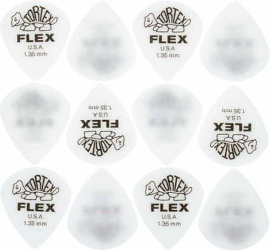 Dunlop Πένες Κιθάρας Tortex Flex Jazz III XL Πάχους 1.35mm Σετ 12τμχ