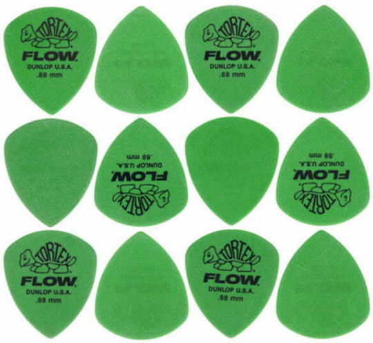 Dunlop Πένα Κιθάρας Tortex Flow Πάχους 0.88mm Συσκευασία 1τμχ Tortex Flow