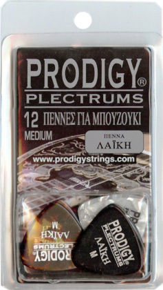 Prodigy Bouzouki Picks Laiki Medium Thickness 0.71mm Set 12pcs Laiki Medium