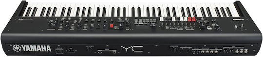 Yamaha Electric Stage Piano YC73 with 73 Weighted Keys Built-in Speakers and Connection with Headphones and Computer Black