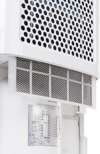 Juro-Pro Eco II Αφυγραντήρας με Συμπιεστή και Ιονιστή 16lt