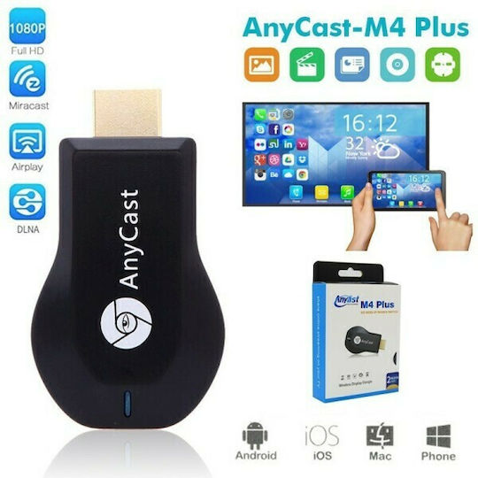 Smart TV Stick Anycast M4 Plus Full HD με Wi-Fi / HDMI