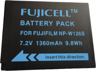 Fujicell Μπαταρία Φωτογραφικής Μηχανής NP-W126 Ιόντων-Λιθίου (Li-ion) 1260mAh Συμβατή με Fujifilm