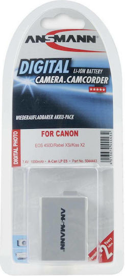 Ansmann Kamera Batterie A-Can LP E5 5044443 Lithium-Ionen (Li-Ion) Kompatibel mit Canon