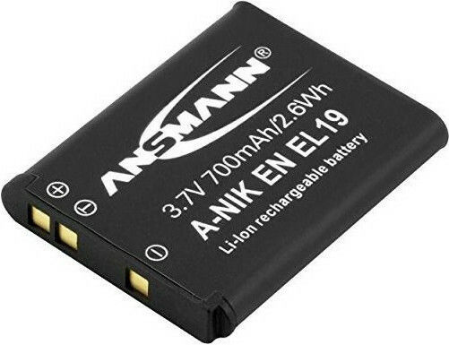 Ansmann Camera Battery A-Nik EN EL 19 Lithium Ion (Li-Ion) 700mAh Compatible with Nikon