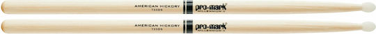 Promark Hickory Drumsticks Schlagzeug Tip 5B mit Spitzenform Oval