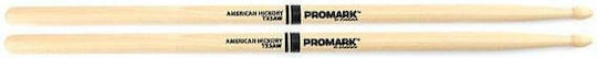 Promark Hickory Μπαγκέτες Ντραμς 5A με Σχήμα Μύτης Oval