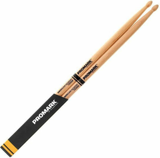 Promark Hickory Μπαγκέτες Ντραμς 5A με Σχήμα Μύτης Oval