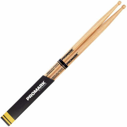 Promark Hickory Μπαγκέτες Ντραμς Signature Marco Minnemann 721 με Σχήμα Μύτης Barrel