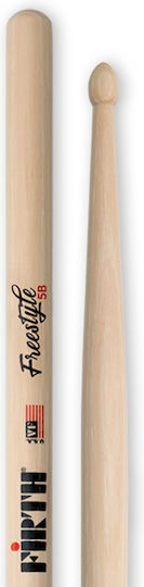 Vic Firth Hickory Палчици Барабани American Concept Freestyle 5B с Форма на Връх Drop