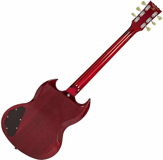 Vintage VS6 ReIssued Chitară Electrică cu HH Configurație Doze Cherry Red