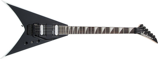Jackson JS32 King V Chitară Electrică Flying V cu HH Configurație Doze Black / White