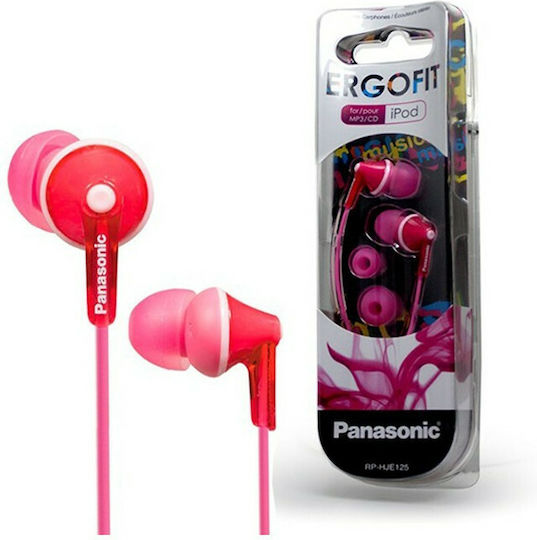 Panasonic In-ear headphones In Ear RP-HJE125 Pink