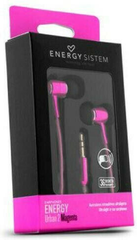 Energy Sistem Ακουστικά Ψείρες In Ear Urban 2 Ροζ