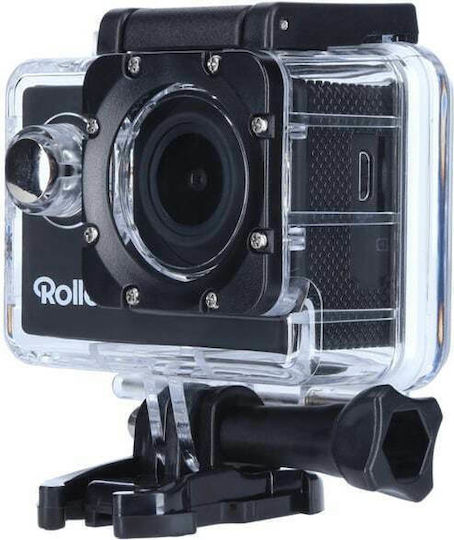 Rollei 4s Plus Action Camera 4K Ultra HD Υποβρύχια και Wi-Fi Μαύρη