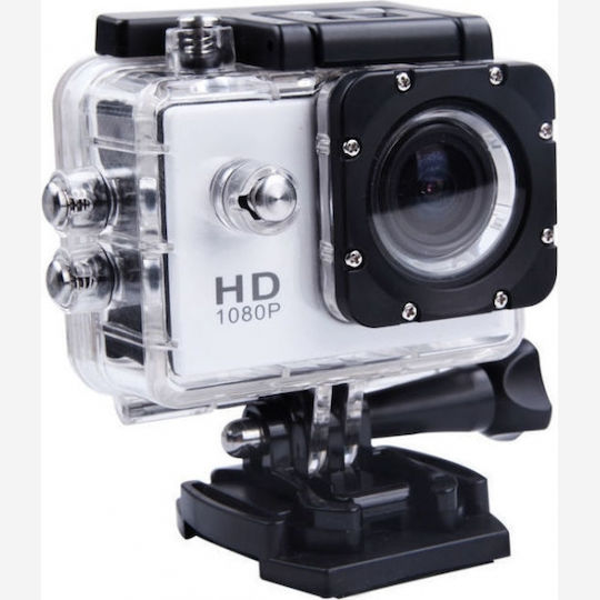 SDV3 Action Camera HD (720p) Underwater (with Case) with Screen 1.5" Black