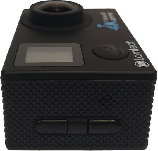 Lamtech LAM021615 Action Camera 4K Ultra HD Underwater (with Case) and Wi-Fi Black